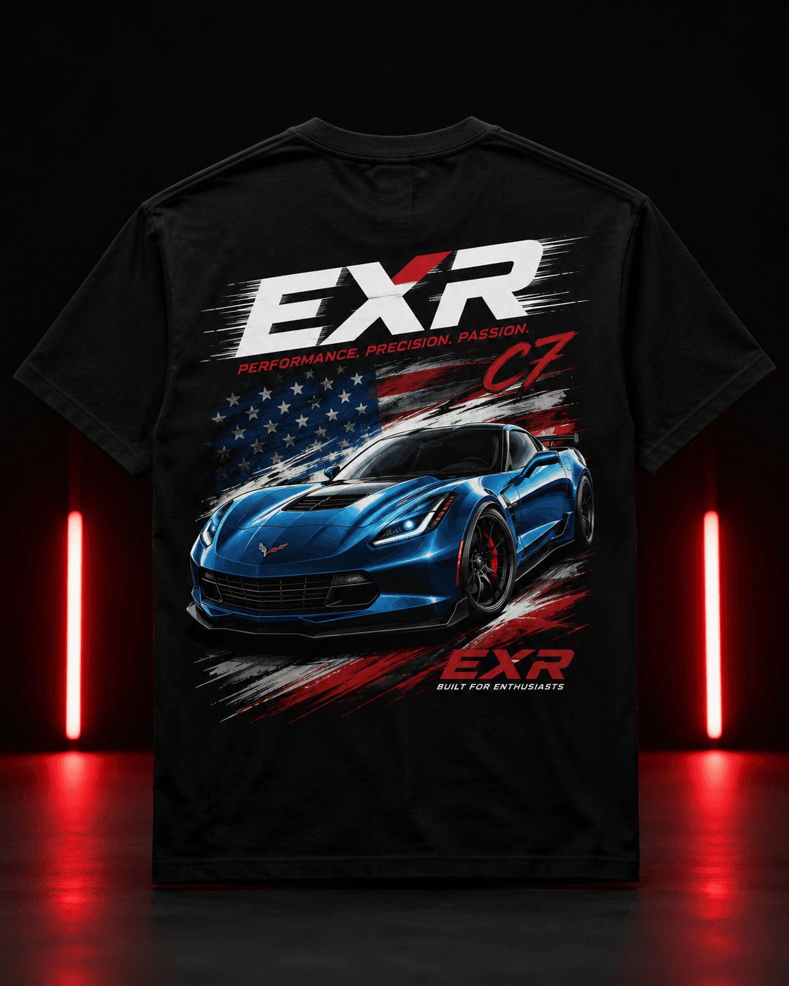 חולצת EXR Corvette C7